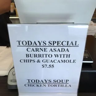 Special of the day