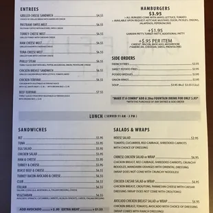 The Griffin Grill menu. Choose wisely Yelpers.