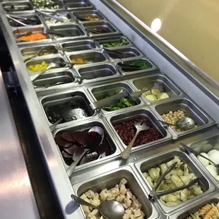 Salad bar options