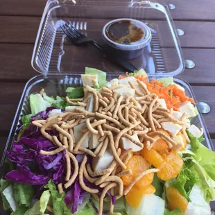Chinese chicken salad. Pretty good deal for a good size salad!