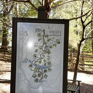 Bassett hall natural trail map and entrance on griffin hotel property