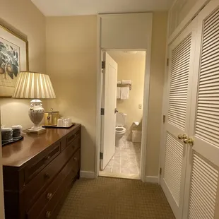 Dresser with the keurig and k cups