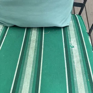 Out door furniture nasty and moldy.