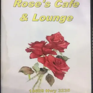 Menu front