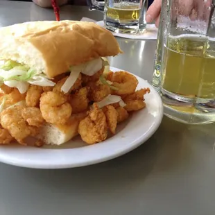 Best shrimp poboy I&apos;ve ever had!!