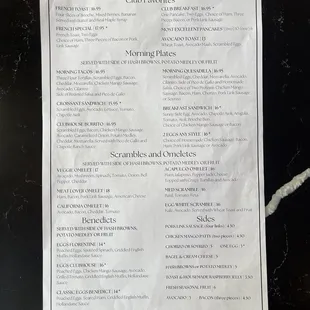 Breakfast Menu updated Oct 12 2023