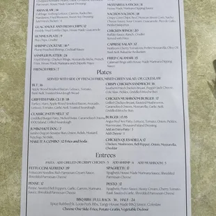 Lunch Menu