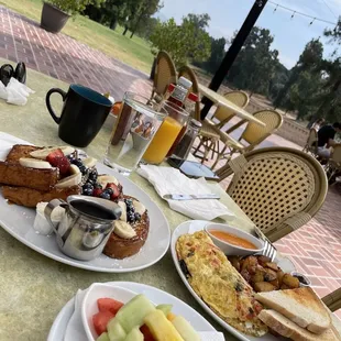 Breakfast with a view