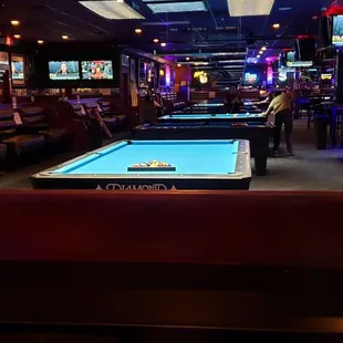 Famous pool hall where the top billard pros come and have tourments