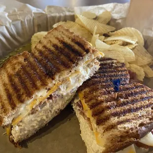 Chicken salad melt