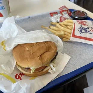 My combo was #2 with a cheeseburger