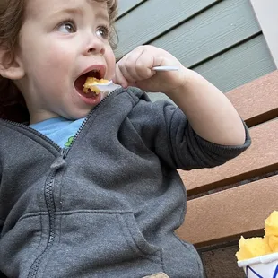 Mango ice with my dude