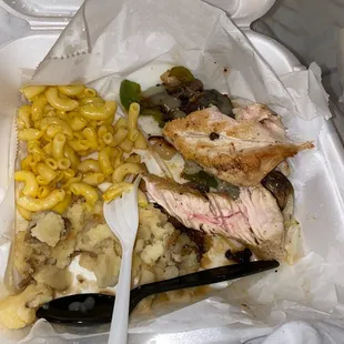 Smothered Chicken Mac 'n Cheese Mashed Potatoes