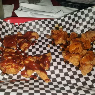 Lonnie and Honey Citrus boneless wings