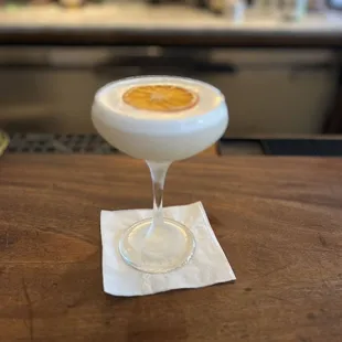 Seasonal gin cocktail