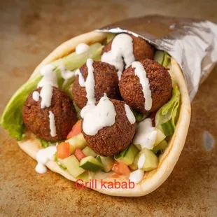 27. falafel roll up