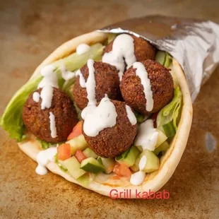 27. falafel roll up