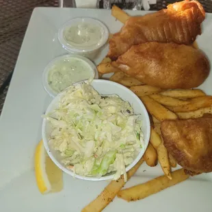 Walleye dinner,  very delicious