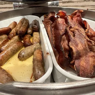 Meats breakfast buffet
