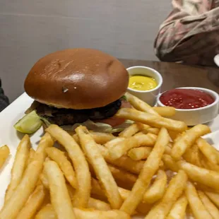 Wagyu Burger ($26) - 3 stars. Pretty uninspired but not terrible. Sat lunch 2024-03-09