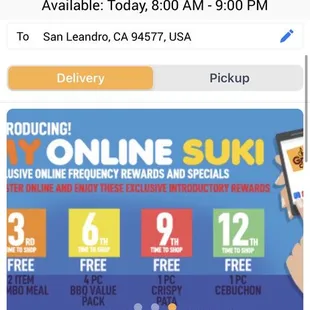 a menu for a restaurant