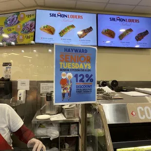 For those senior citizens! ;) A good enough discount!