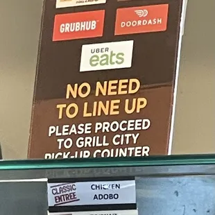 Grubhub and Doordash! Nice