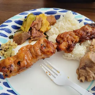 Chicken Adobo (3 stars) &amp; Chicken Skewers (4 stars)