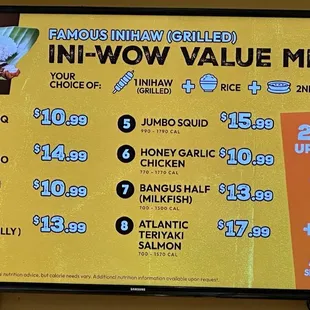 Grill City menu 7/2024