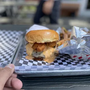 1/2 lb. Napalm Death Burger