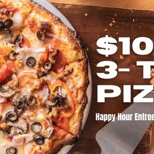 Happy Hour Entrees Now $10