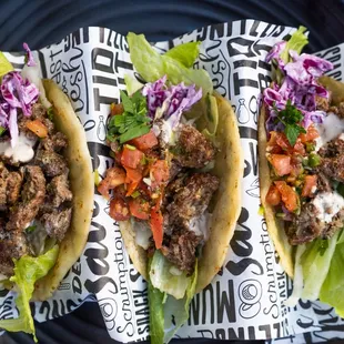 shawarma tacos 
heaven on earth!