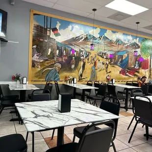 Dining in area