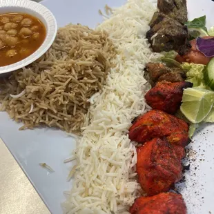 try Lamb &amp; Chicken combo