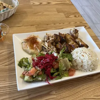 Chicken Shish Plate