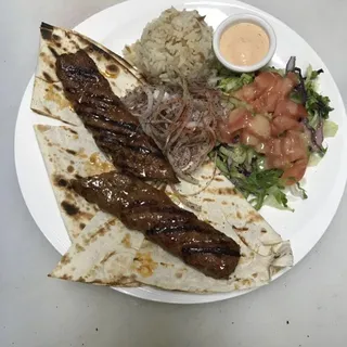 Adana Kebab Plate