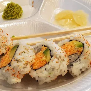 Spicy California Rolls