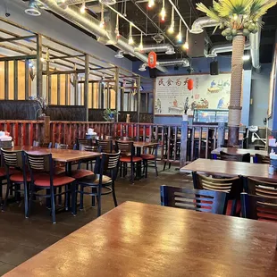 the interior of a restaurant