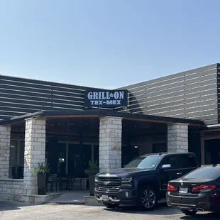 Entrance to the restaurant.