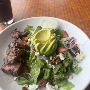 Avocado berry salad, it was wonderful