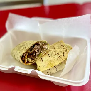 Beef Shawerma Wrap