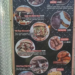 a menu for a restaurant