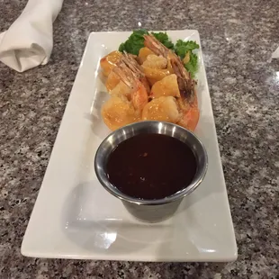 Bama Shrimp.  It was awesome.  I ordered this dish twice.