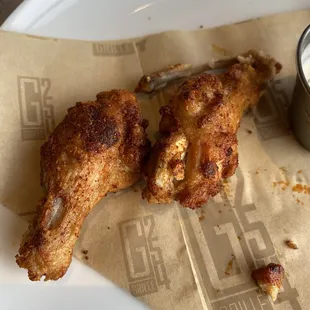 7 pepper dust wings - they are small but quite good