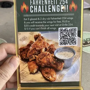 The wing challenge! Sounds HOT!!!