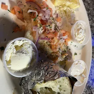 New England Cod Special w/ Baked Potato