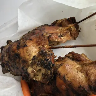 Chicken on a stick