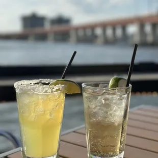 Margarita and Dark and Stormy