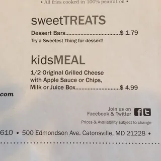 Kid's Meal