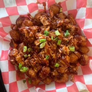 Pulled pork tots!